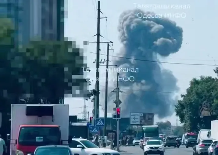 Один з ударів росіян по Одесі